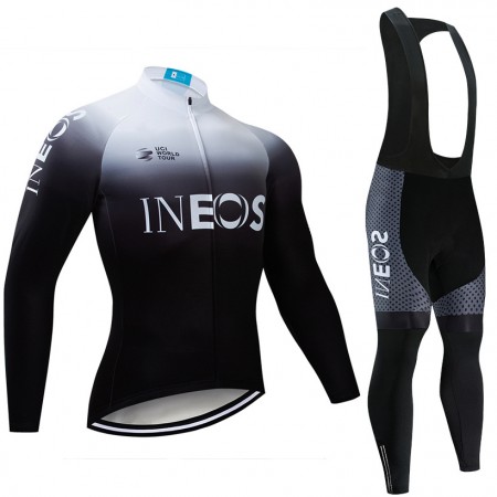 Tenue Maillot M/L + Collant à Bretelles 2019 TEAM INEOS N003